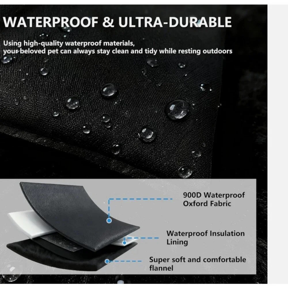 Topyangs Portable Dog Mat, Waterproof Outdoor Pet Mat for Camping Sleeping, Pet